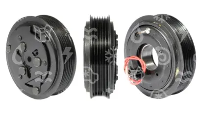 spojka pro kompresor SANDEN 7H15/7854, poly V6, 12V, 119 mm, Ducat